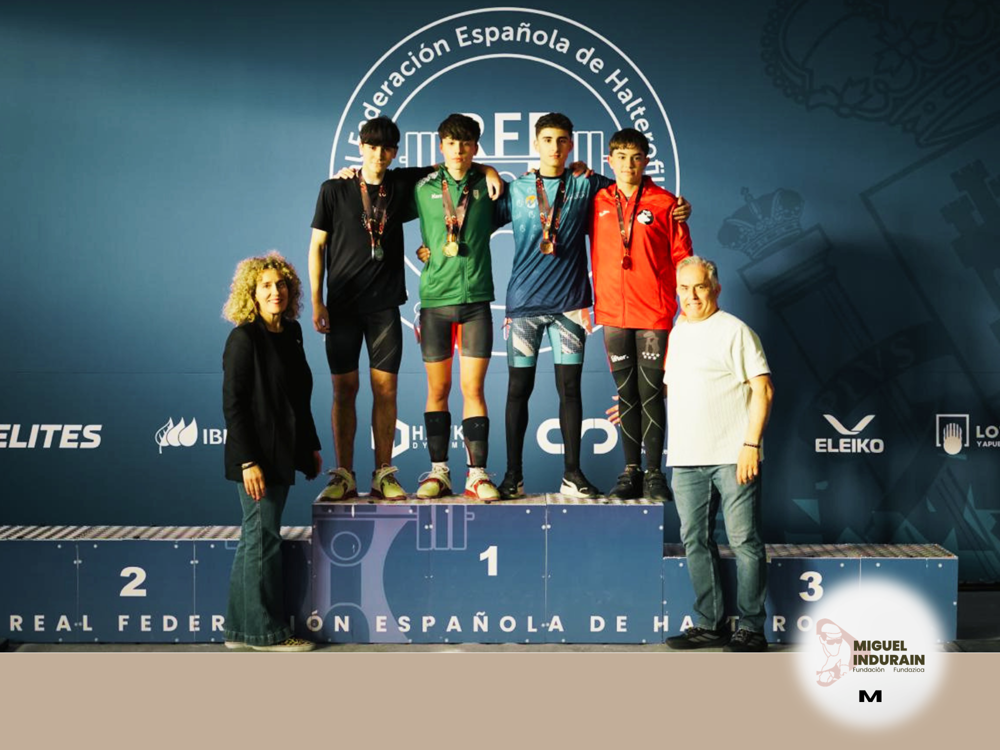 Ibai Muniáin conquista el oro en el Campeonato de España Escolar de Halterofilia